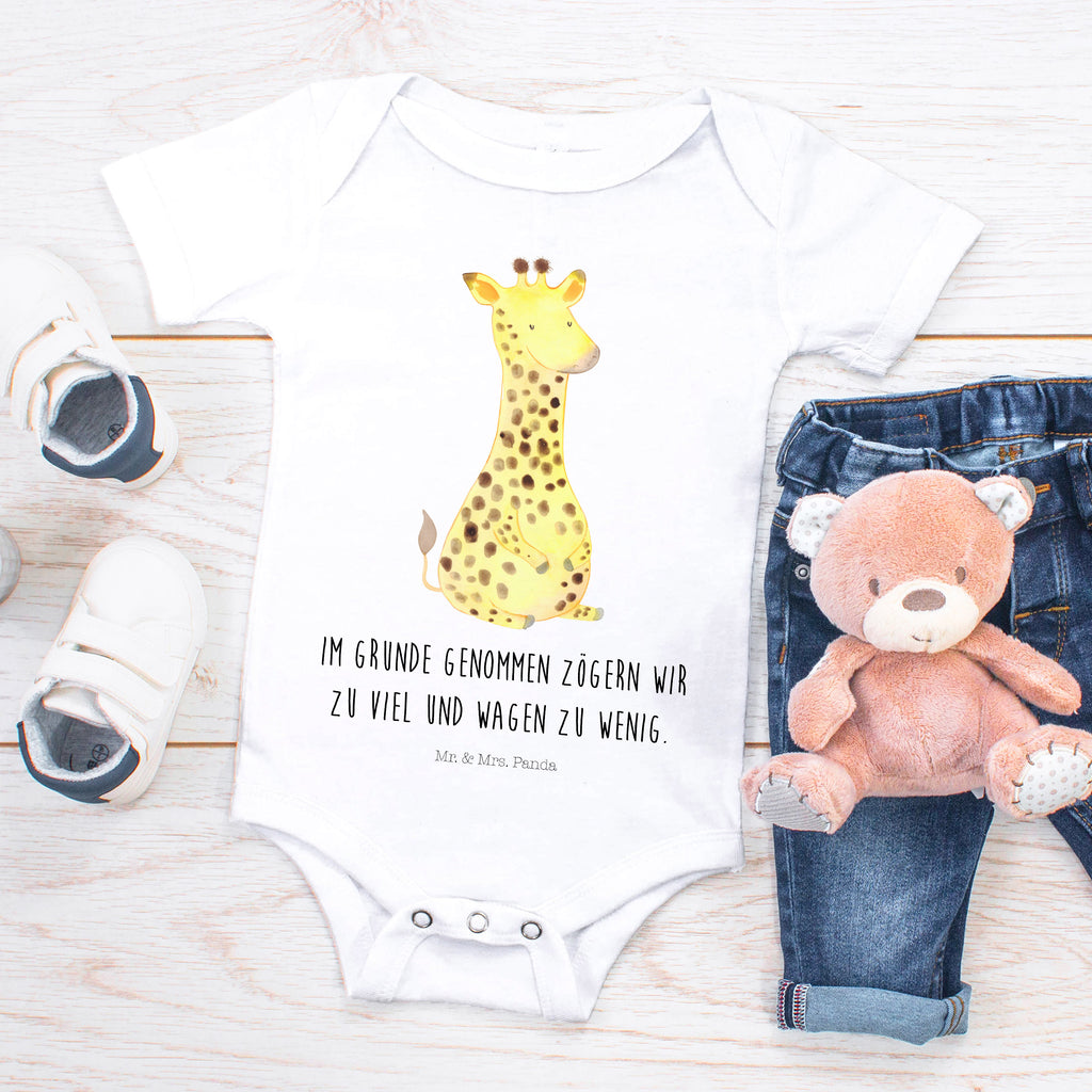 Organic Baby Body Giraffe Zufrieden Babykleidung, Babystrampler, Strampler, Wickelbody, Baby Erstausstattung, Junge, Mädchen, Afrika, Wildtiere, Giraffe, Zufrieden, Glück, Abenteuer