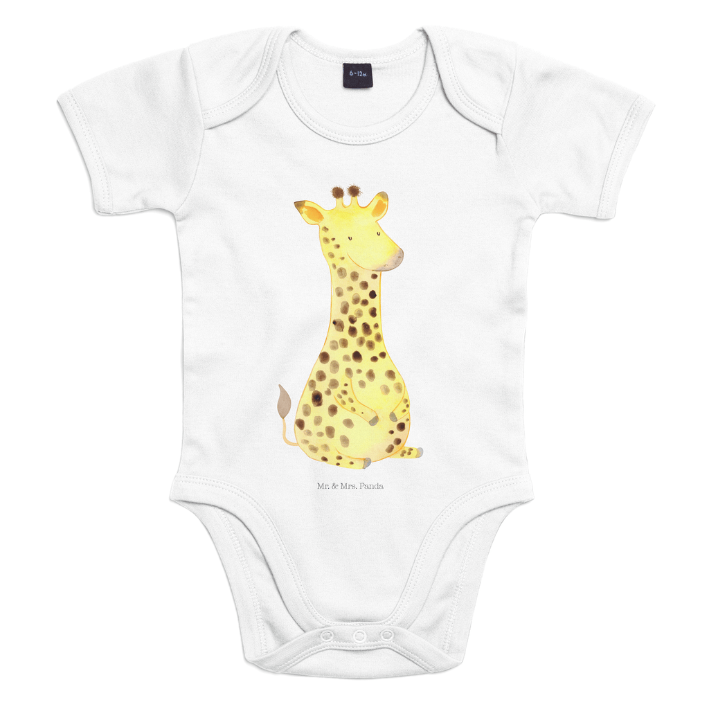 Organic Baby Body Giraffe Zufrieden Babykleidung, Babystrampler, Strampler, Wickelbody, Baby Erstausstattung, Junge, Mädchen, Afrika, Wildtiere, Giraffe, Zufrieden, Glück, Abenteuer