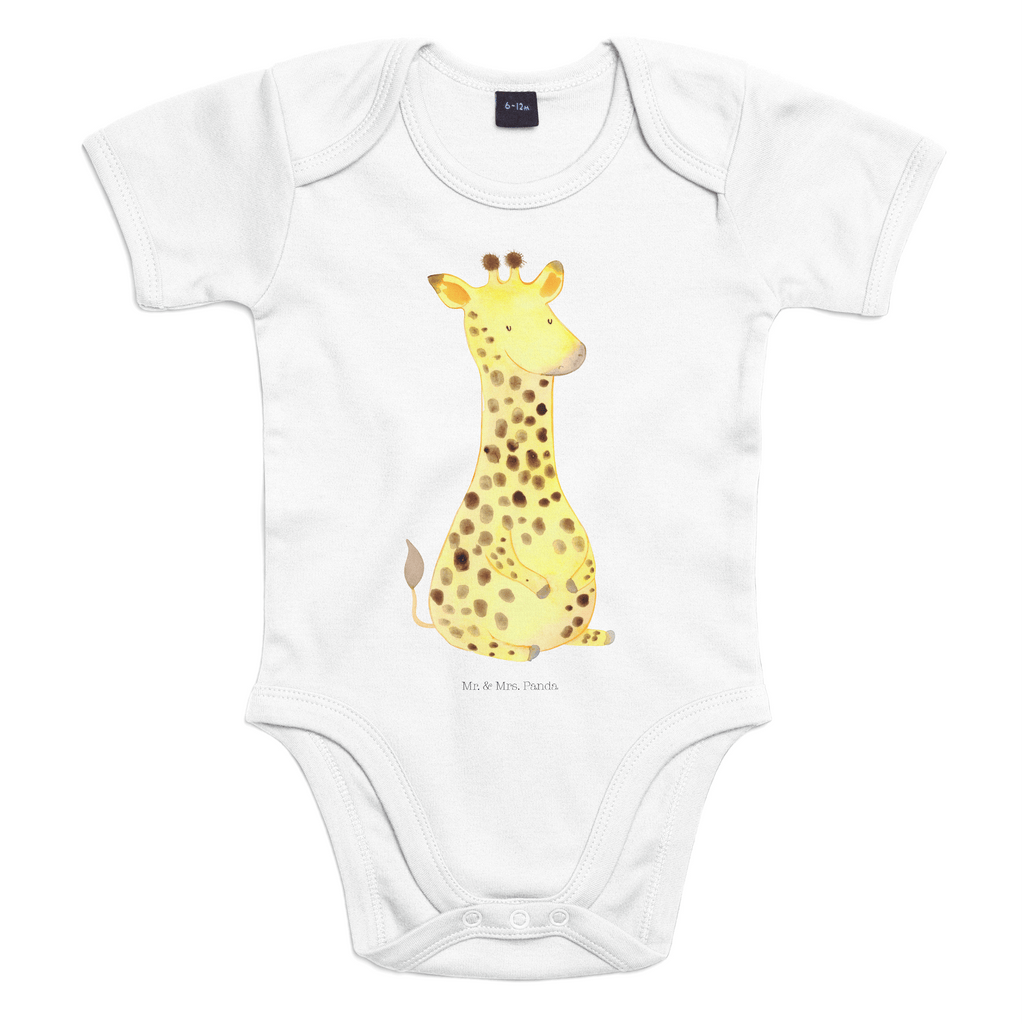 Organic Baby Body Giraffe Zufrieden Babykleidung, Babystrampler, Strampler, Wickelbody, Baby Erstausstattung, Junge, Mädchen, Afrika, Wildtiere, Giraffe, Zufrieden, Glück, Abenteuer