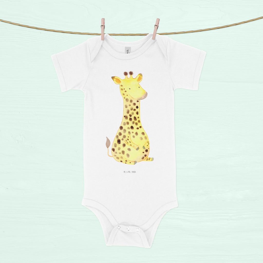 Organic Baby Body Giraffe Zufrieden Babykleidung, Babystrampler, Strampler, Wickelbody, Baby Erstausstattung, Junge, Mädchen, Afrika, Wildtiere, Giraffe, Zufrieden, Glück, Abenteuer