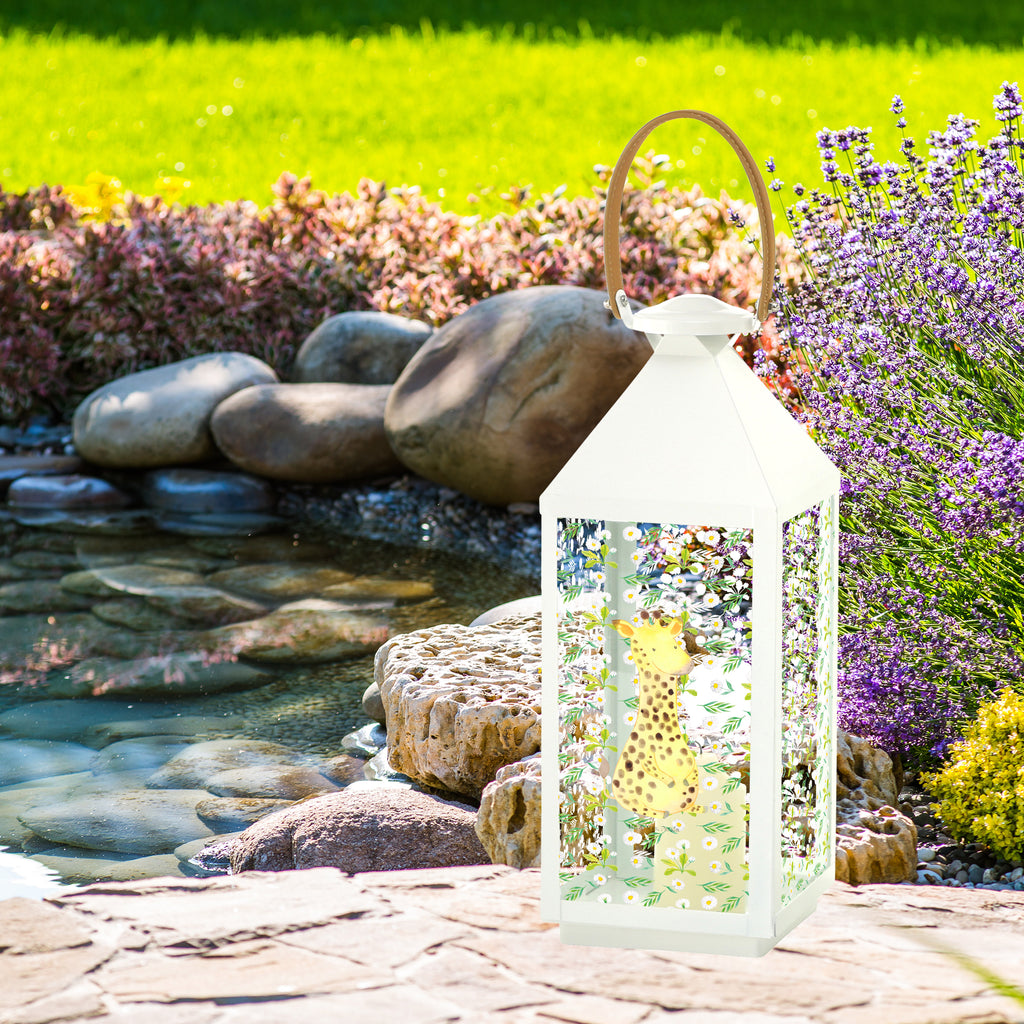 Deko Laterne Giraffe Zufrieden Giraffe, Afrika, Zufrieden, Glück, Abenteuer Gartenlampe, Gartenleuchte, Gartendekoration, Gartenlicht, Laterne  kleine Laternen, XXL Laternen, Laterne groß,   Afrika, Wildtiere