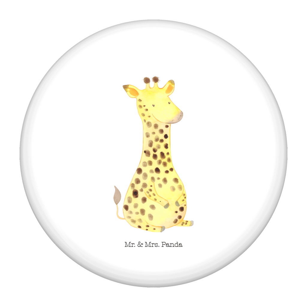 50mm Button Giraffe Zufrieden 50mm Button, Button, Pin, Anstecknadel, Afrika, Wildtiere, Giraffe, Zufrieden, Glück, Abenteuer