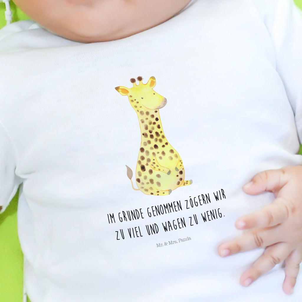 12-18 Monate Baby Longsleeve Giraffe Zufrieden Mädchen, Jungen, Baby, Langarm, Bio, Kleidung, Afrika, Wildtiere, Giraffe, Zufrieden, Glück, Abenteuer