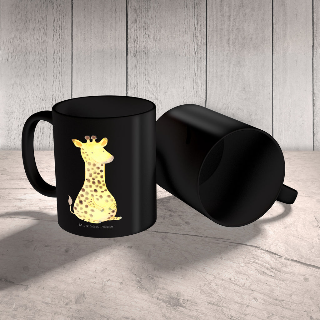 Tasse Giraffe Zufrieden Giraffe, Afrika, Zufrieden, Glück, Abenteuer Becher, Kaffeetasse, Kaffeebecher, Tee, Frühstück, Büro  Afrika, Wildtiere
