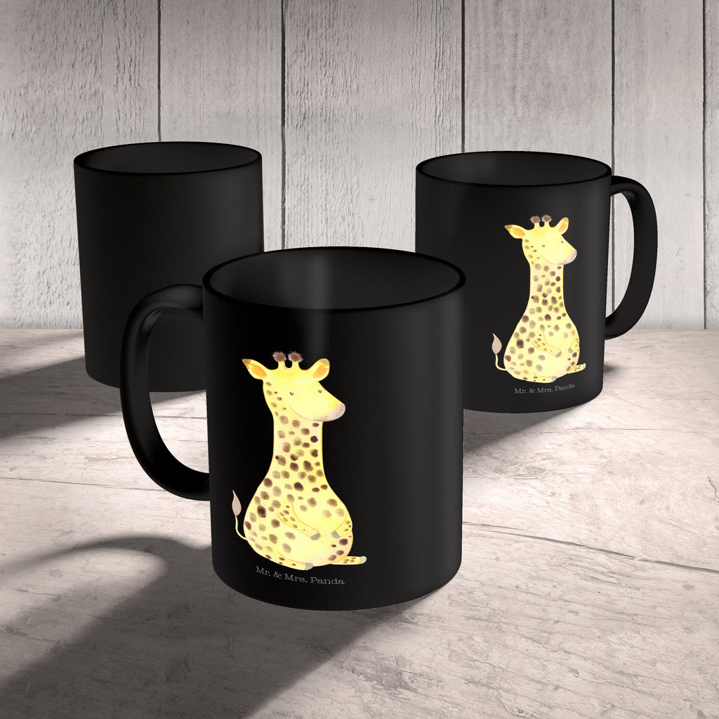 Tasse Giraffe Zufrieden Giraffe, Afrika, Zufrieden, Glück, Abenteuer Becher, Kaffeetasse, Kaffeebecher, Tee, Frühstück, Büro  Afrika, Wildtiere