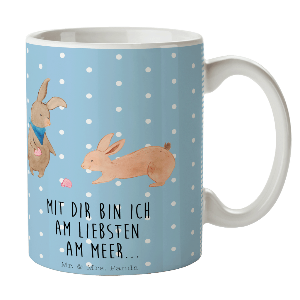 Tasse Hasen Muschel Hasen, beste Freundin, Freundin, Freundinnen, best friends, BFF, Muscheln sammeln, Muscheln, Meer Becher, Kaffeetasse, Kaffeebecher, Tee, Frühstück, Büro  Familie, Vatertag, Muttertag, Bruder, Schwester, Mama, Papa, Oma, Opa