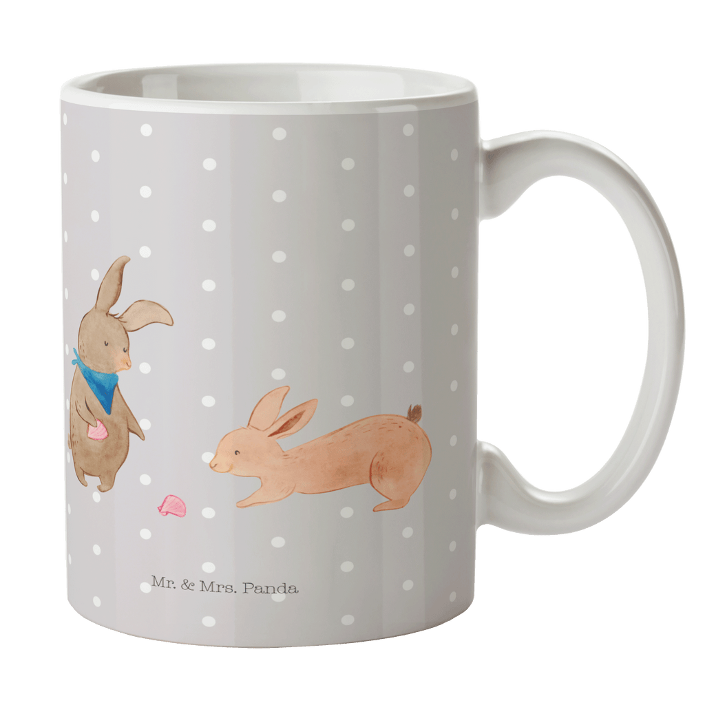 Tasse Hasen Muschel Hasen, beste Freundin, Freundin, Freundinnen, best friends, BFF, Muscheln sammeln, Muscheln, Meer Becher, Kaffeetasse, Kaffeebecher, Tee, Frühstück, Büro  Familie, Vatertag, Muttertag, Bruder, Schwester, Mama, Papa, Oma, Opa