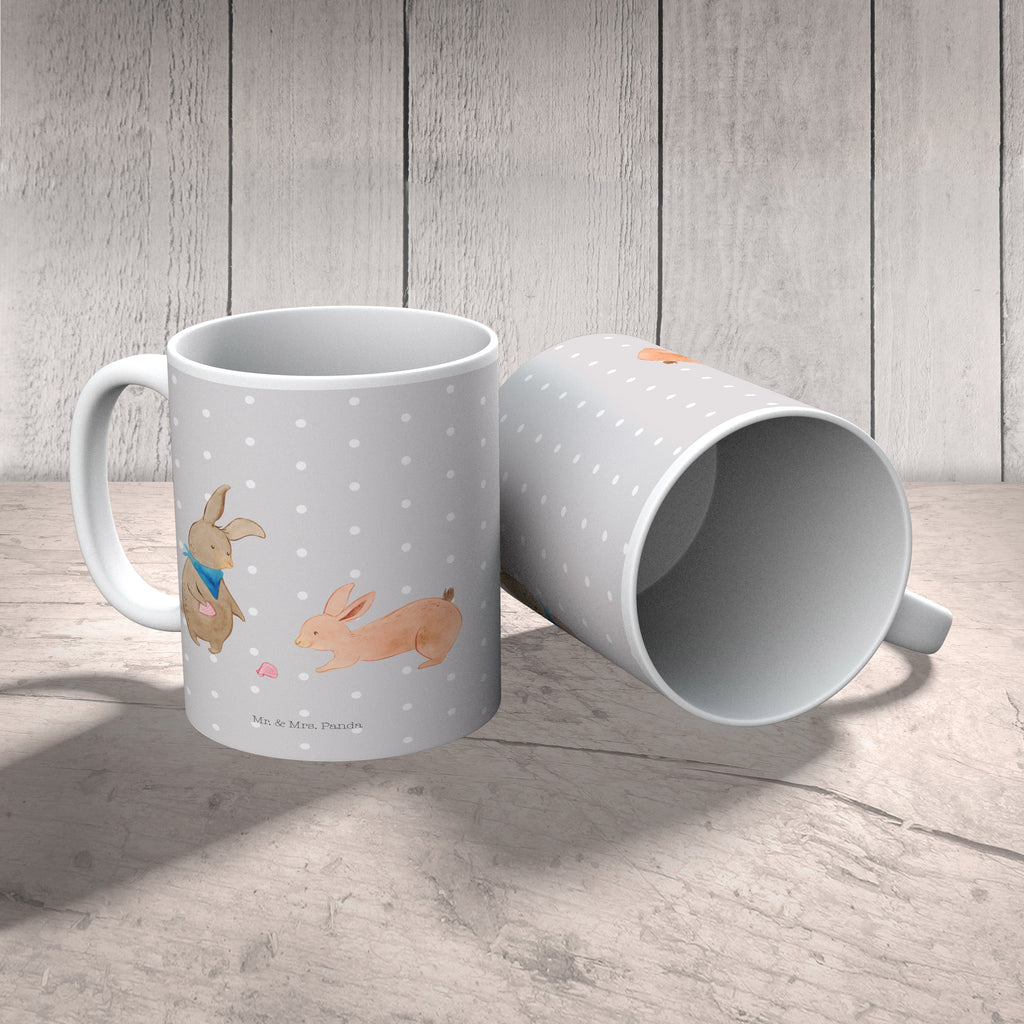 Tasse Hasen Muschel Hasen, beste Freundin, Freundin, Freundinnen, best friends, BFF, Muscheln sammeln, Muscheln, Meer Becher, Kaffeetasse, Kaffeebecher, Tee, Frühstück, Büro  Familie, Vatertag, Muttertag, Bruder, Schwester, Mama, Papa, Oma, Opa