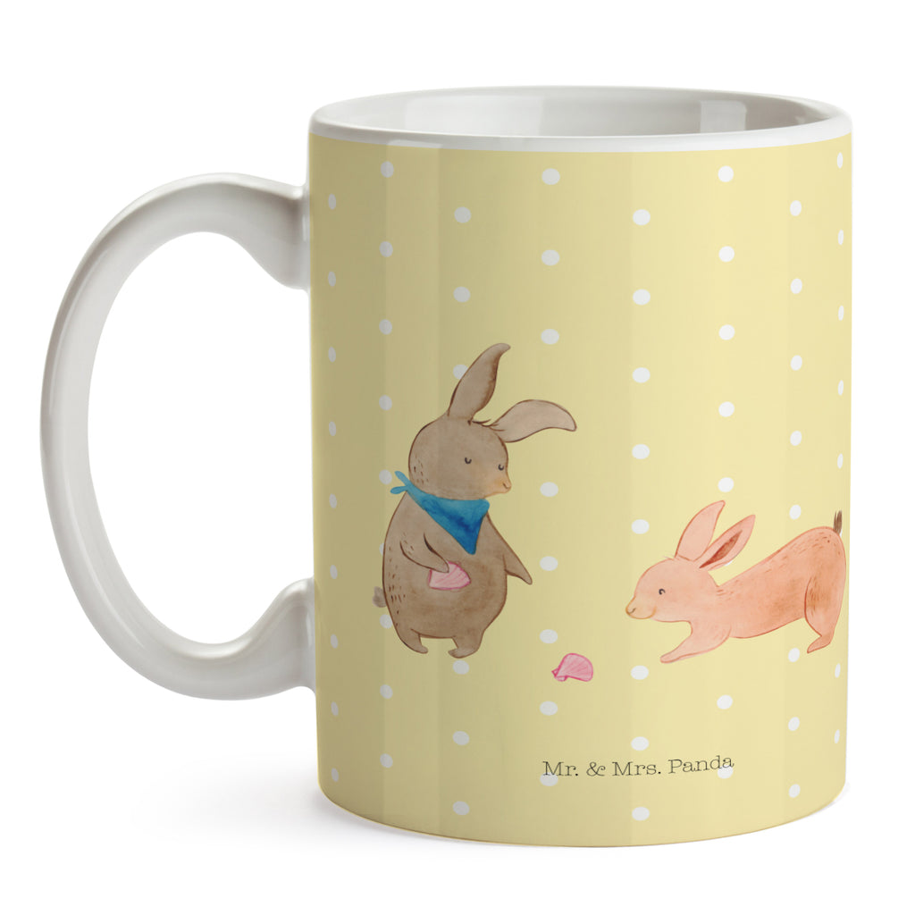 Tasse Hasen Muschel Hasen, beste Freundin, Freundin, Freundinnen, best friends, BFF, Muscheln sammeln, Muscheln, Meer Becher, Kaffeetasse, Kaffeebecher, Tee, Frühstück, Büro  Familie, Vatertag, Muttertag, Bruder, Schwester, Mama, Papa, Oma, Opa