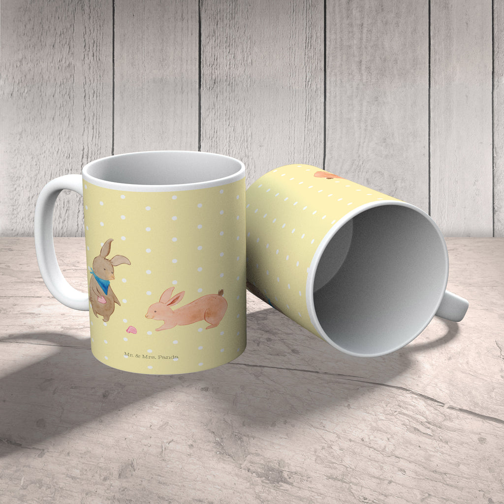 Tasse Hasen Muschel Hasen, beste Freundin, Freundin, Freundinnen, best friends, BFF, Muscheln sammeln, Muscheln, Meer Becher, Kaffeetasse, Kaffeebecher, Tee, Frühstück, Büro  Familie, Vatertag, Muttertag, Bruder, Schwester, Mama, Papa, Oma, Opa