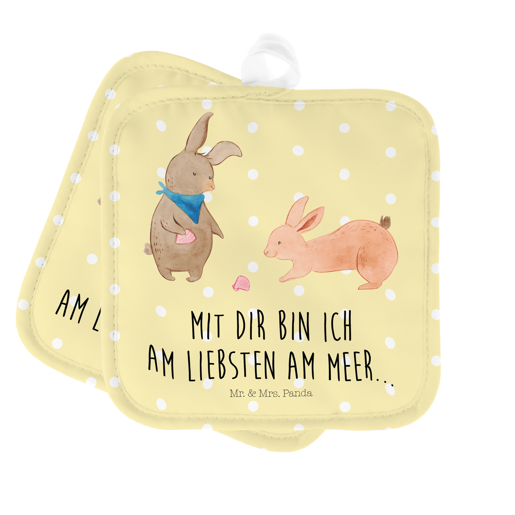 2er Set Topflappen  Hasen Muschel Topflappen, Topfuntersetzer, Ofenhandschuh, Topflappen Set, Topflappen lustig, Topflappen mit Spruch, Familie, Vatertag, Muttertag, Bruder, Schwester, Mama, Papa, Oma, Opa, Hasen, beste Freundin, Freundin, Freundinnen, best friends, BFF, Muscheln sammeln, Muscheln, Meer