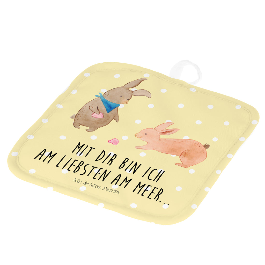 2er Set Topflappen  Hasen Muschel Topflappen, Topfuntersetzer, Ofenhandschuh, Topflappen Set, Topflappen lustig, Topflappen mit Spruch, Familie, Vatertag, Muttertag, Bruder, Schwester, Mama, Papa, Oma, Opa, Hasen, beste Freundin, Freundin, Freundinnen, best friends, BFF, Muscheln sammeln, Muscheln, Meer