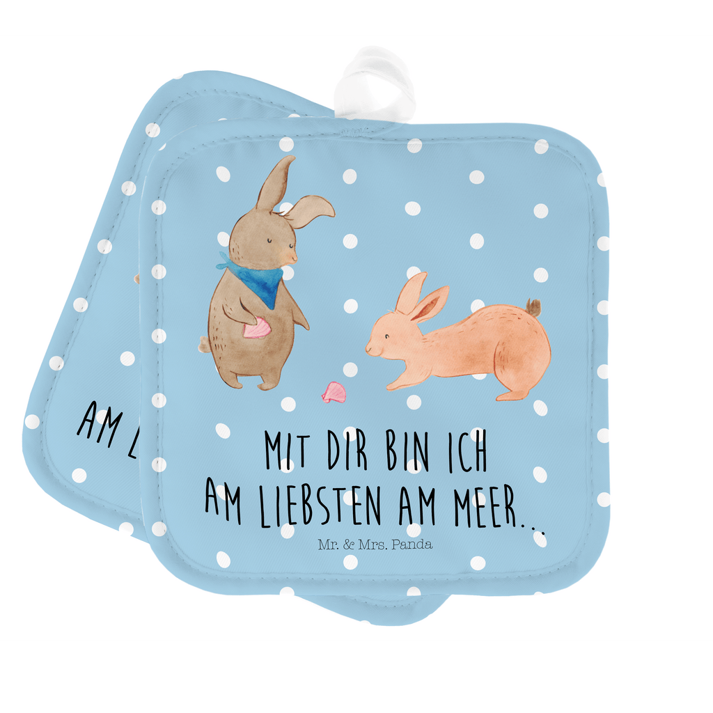 2er Set Topflappen  Hasen Muschel Topflappen, Topfuntersetzer, Ofenhandschuh, Topflappen Set, Topflappen lustig, Topflappen mit Spruch, Familie, Vatertag, Muttertag, Bruder, Schwester, Mama, Papa, Oma, Opa, Hasen, beste Freundin, Freundin, Freundinnen, best friends, BFF, Muscheln sammeln, Muscheln, Meer