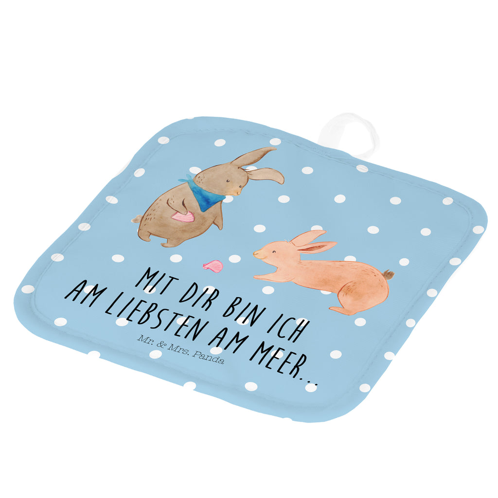 2er Set Topflappen  Hasen Muschel Topflappen, Topfuntersetzer, Ofenhandschuh, Topflappen Set, Topflappen lustig, Topflappen mit Spruch, Familie, Vatertag, Muttertag, Bruder, Schwester, Mama, Papa, Oma, Opa, Hasen, beste Freundin, Freundin, Freundinnen, best friends, BFF, Muscheln sammeln, Muscheln, Meer