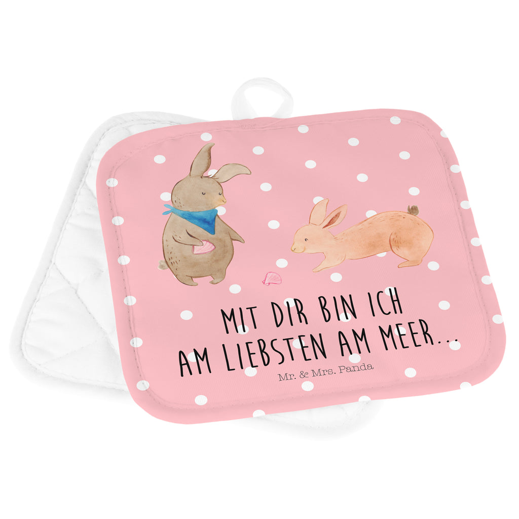 2er Set Topflappen  Hasen Muschel Topflappen, Topfuntersetzer, Ofenhandschuh, Topflappen Set, Topflappen lustig, Topflappen mit Spruch, Familie, Vatertag, Muttertag, Bruder, Schwester, Mama, Papa, Oma, Opa, Hasen, beste Freundin, Freundin, Freundinnen, best friends, BFF, Muscheln sammeln, Muscheln, Meer
