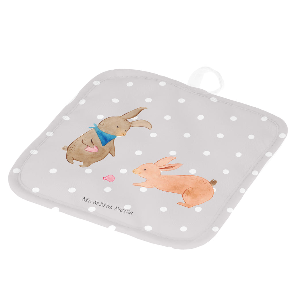 2er Set Topflappen  Hasen Muschel Topflappen, Topfuntersetzer, Ofenhandschuh, Topflappen Set, Topflappen lustig, Topflappen mit Spruch, Familie, Vatertag, Muttertag, Bruder, Schwester, Mama, Papa, Oma, Opa, Hasen, beste Freundin, Freundin, Freundinnen, best friends, BFF, Muscheln sammeln, Muscheln, Meer