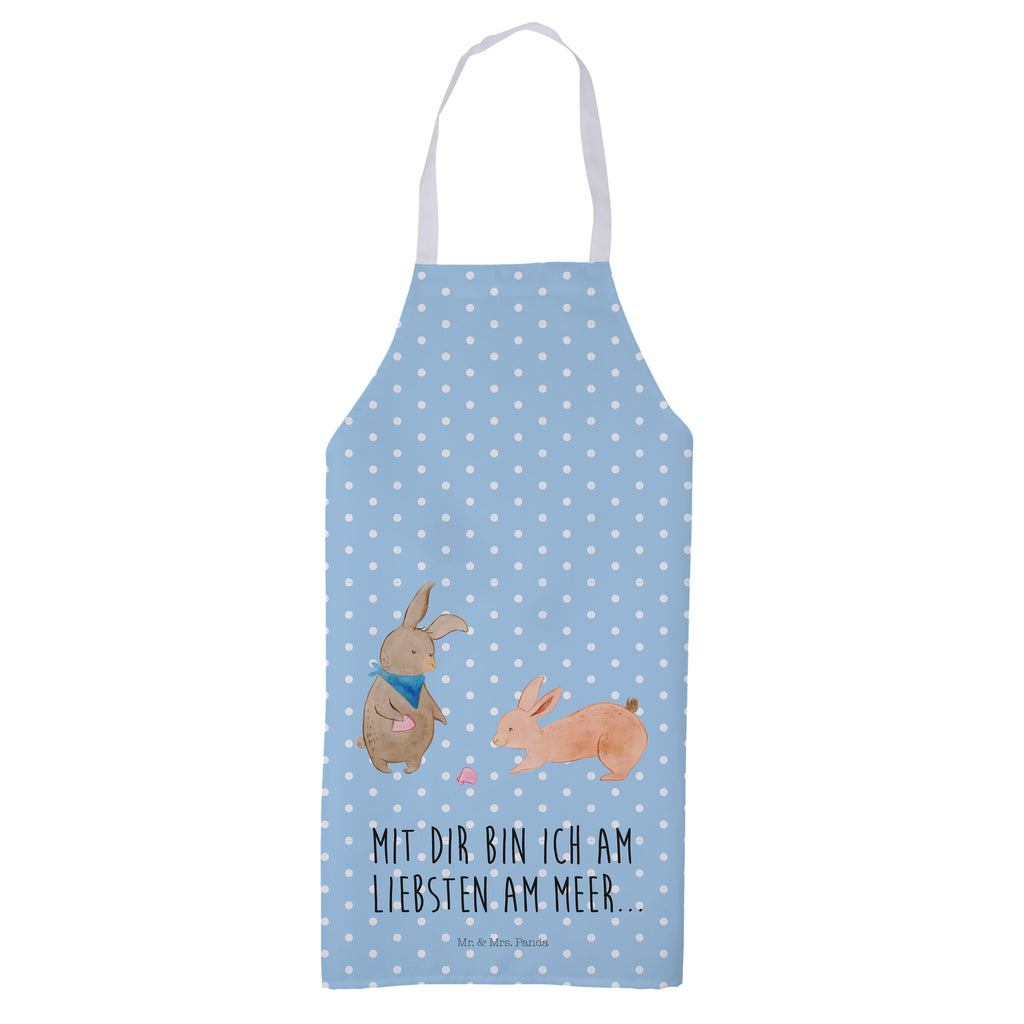 Kochschürze Hasen Muschel Schürze, Backschürze, Küchenschürze, Grillschürze, Latzschürze, Familie, Vatertag, Muttertag, Bruder, Schwester, Mama, Papa, Oma, Opa, Hasen, beste Freundin, Freundin, Freundinnen, best friends, BFF, Muscheln sammeln, Muscheln, Meer