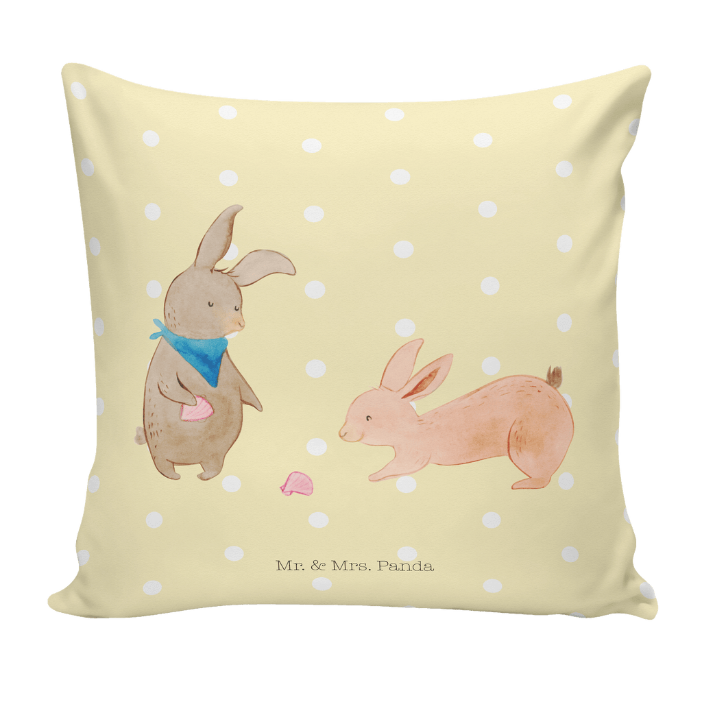 40x40 Kissen Hasen Muschel Kissenhülle, Kopfkissen, Sofakissen, Dekokissen, Motivkissen, Familie, Vatertag, Muttertag, Bruder, Schwester, Mama, Papa, Oma, Opa, Hasen, beste Freundin, Freundin, Freundinnen, best friends, BFF, Muscheln sammeln, Muscheln, Meer