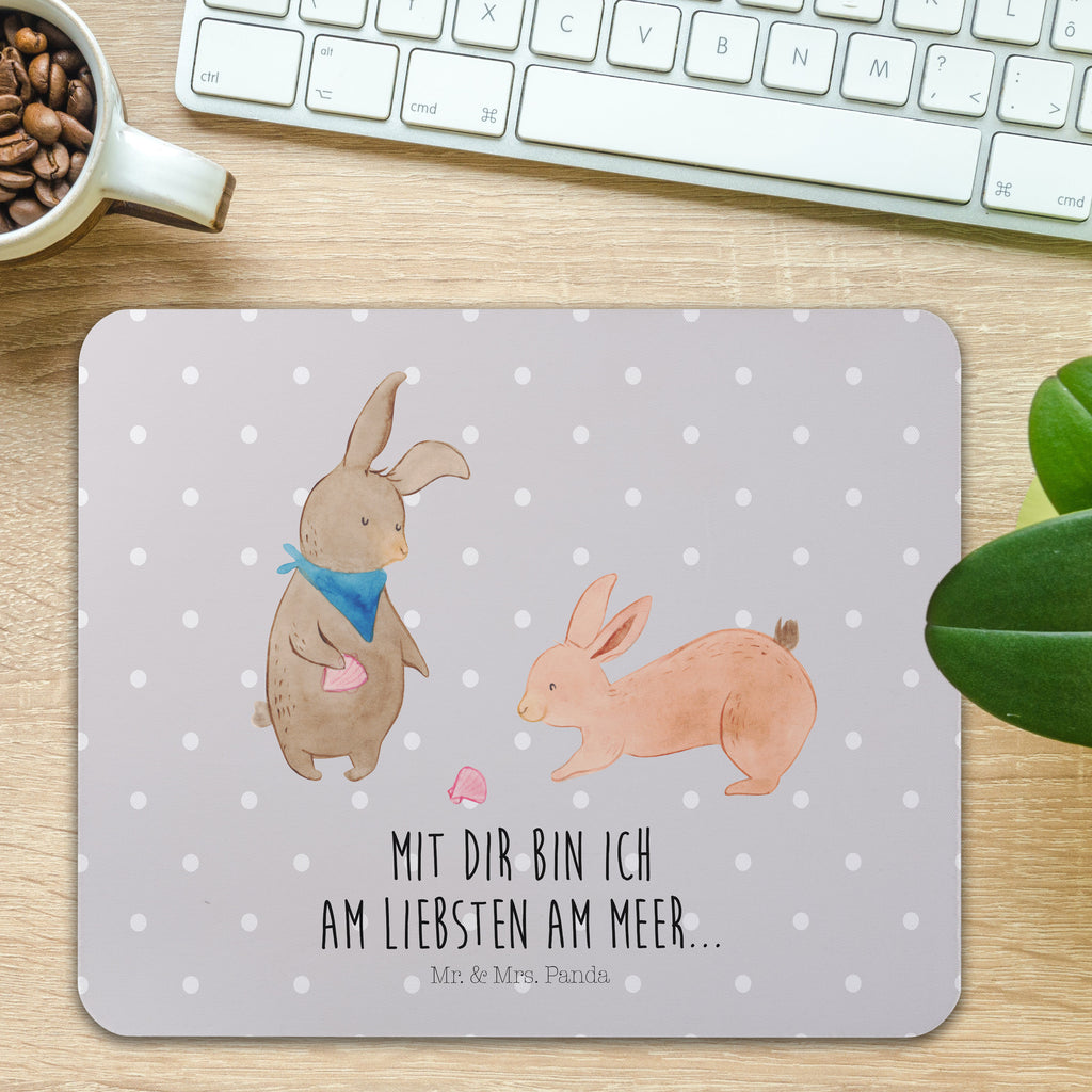 Mauspad Hasen Muschel Mousepad, Computer zubehör, Büroausstattung, PC Zubehör, Arbeitszimmer, Mauspad, Einzigartiges Mauspad, Designer Mauspad, Familie, Vatertag, Muttertag, Bruder, Schwester, Mama, Papa, Oma, Opa, Hasen, beste Freundin, Freundin, Freundinnen, best friends, BFF, Muscheln sammeln, Muscheln, Meer