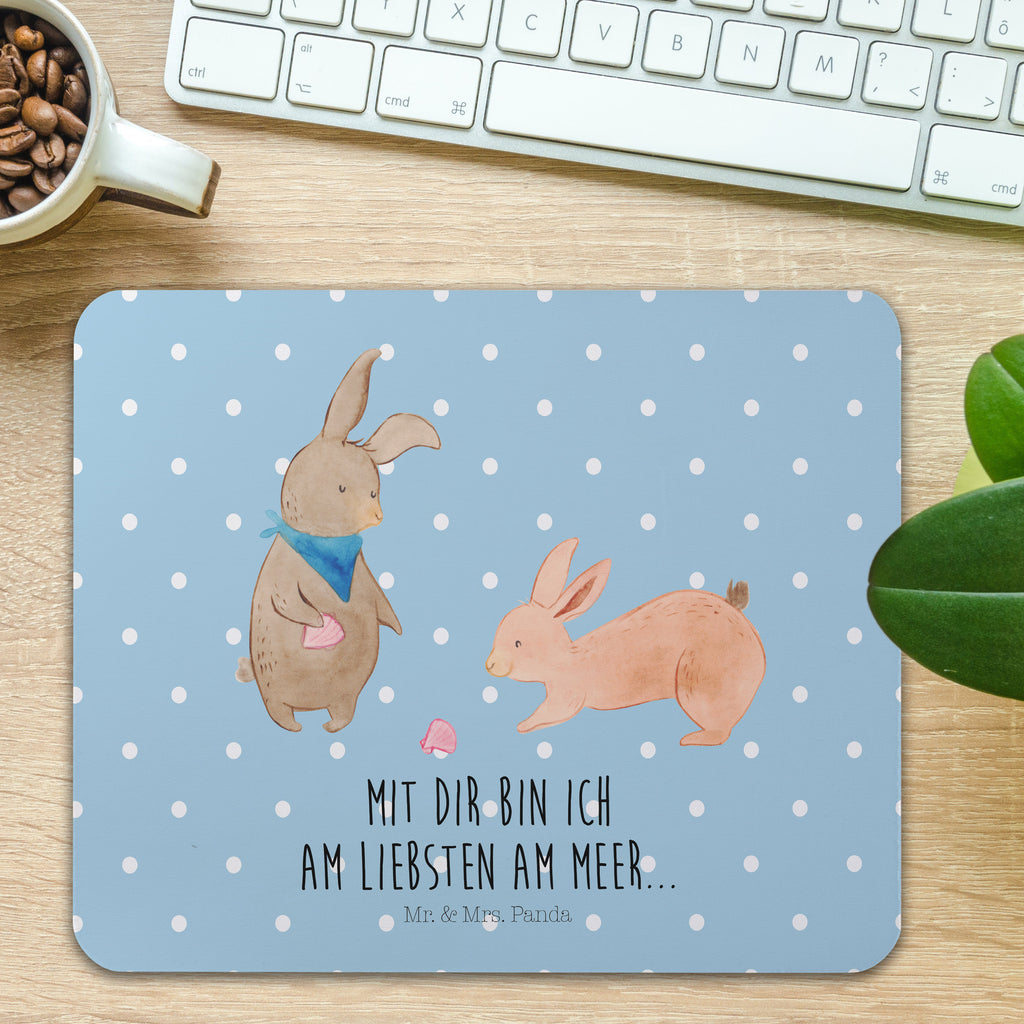 Mauspad Hasen Muschel Mousepad, Computer zubehör, Büroausstattung, PC Zubehör, Arbeitszimmer, Mauspad, Einzigartiges Mauspad, Designer Mauspad, Familie, Vatertag, Muttertag, Bruder, Schwester, Mama, Papa, Oma, Opa, Hasen, beste Freundin, Freundin, Freundinnen, best friends, BFF, Muscheln sammeln, Muscheln, Meer