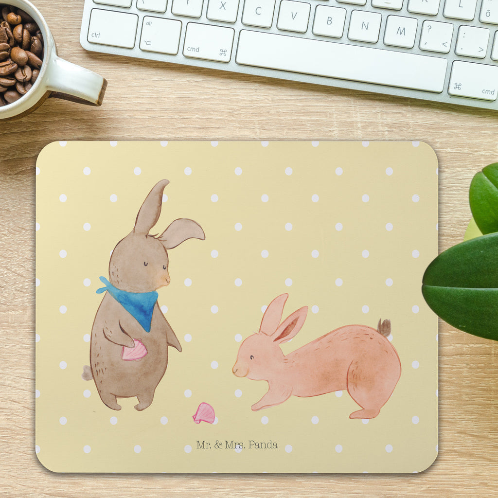 Mauspad Hasen Muschel Mousepad, Computer zubehör, Büroausstattung, PC Zubehör, Arbeitszimmer, Mauspad, Einzigartiges Mauspad, Designer Mauspad, Familie, Vatertag, Muttertag, Bruder, Schwester, Mama, Papa, Oma, Opa, Hasen, beste Freundin, Freundin, Freundinnen, best friends, BFF, Muscheln sammeln, Muscheln, Meer