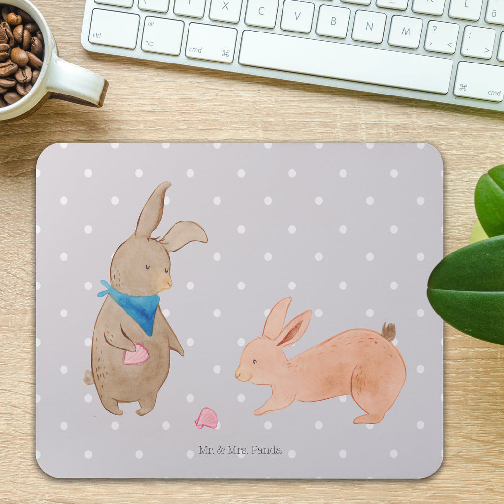 Mauspad Hasen Muschel Mousepad, Computer zubehör, Büroausstattung, PC Zubehör, Arbeitszimmer, Mauspad, Einzigartiges Mauspad, Designer Mauspad, Familie, Vatertag, Muttertag, Bruder, Schwester, Mama, Papa, Oma, Opa, Hasen, beste Freundin, Freundin, Freundinnen, best friends, BFF, Muscheln sammeln, Muscheln, Meer
