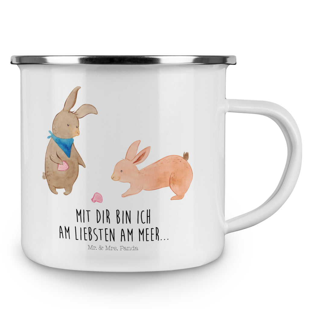 Camping Emaille Tasse Hasen Muschel Campingtasse, Trinkbecher, Metalltasse, Outdoor Tasse, Emaille Trinkbecher, Blechtasse Outdoor, Emaille Campingbecher, Edelstahl Trinkbecher, Metalltasse für Camping, Kaffee Blechtasse, Camping Tasse Metall, Familie, Vatertag, Muttertag, Bruder, Schwester, Mama, Papa, Oma, Opa, Hasen, beste Freundin, Freundin, Freundinnen, best friends, BFF, Muscheln sammeln, Muscheln, Meer