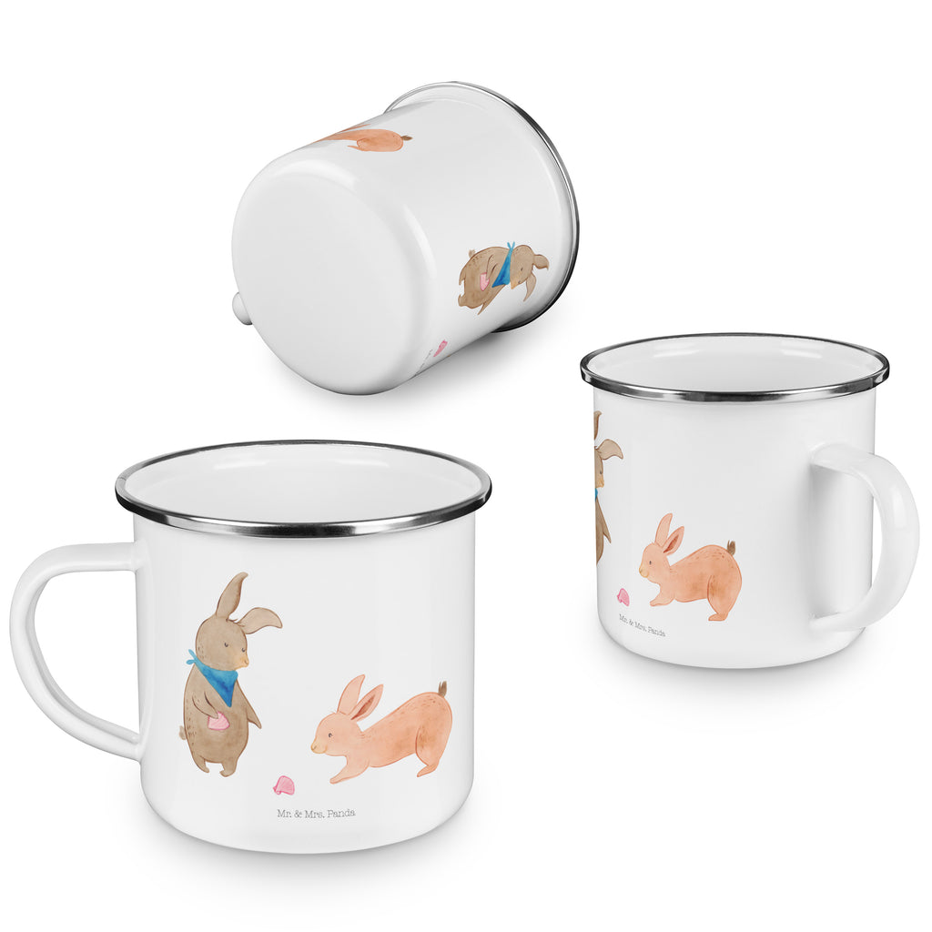 Camping Emaille Tasse Hasen Muschel Campingtasse, Trinkbecher, Metalltasse, Outdoor Tasse, Emaille Trinkbecher, Blechtasse Outdoor, Emaille Campingbecher, Edelstahl Trinkbecher, Metalltasse für Camping, Kaffee Blechtasse, Camping Tasse Metall, Familie, Vatertag, Muttertag, Bruder, Schwester, Mama, Papa, Oma, Opa, Hasen, beste Freundin, Freundin, Freundinnen, best friends, BFF, Muscheln sammeln, Muscheln, Meer