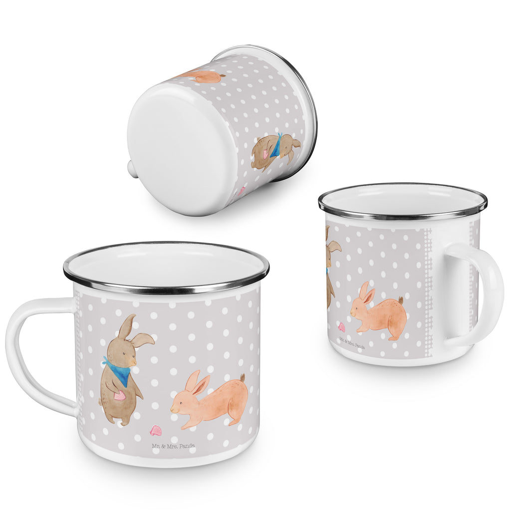 Camping Emaille Tasse Hasen Muschel Campingtasse, Trinkbecher, Metalltasse, Outdoor Tasse, Emaille Trinkbecher, Blechtasse Outdoor, Emaille Campingbecher, Edelstahl Trinkbecher, Metalltasse für Camping, Kaffee Blechtasse, Camping Tasse Metall, Familie, Vatertag, Muttertag, Bruder, Schwester, Mama, Papa, Oma, Opa, Hasen, beste Freundin, Freundin, Freundinnen, best friends, BFF, Muscheln sammeln, Muscheln, Meer