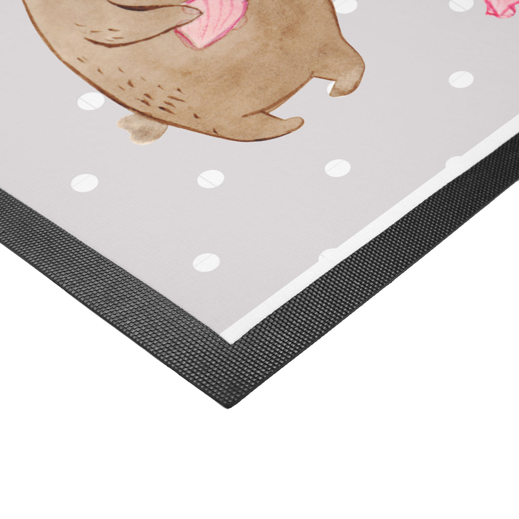 Fußmatte Hasen Muschel Hasen, beste Freundin, Freundin, Freundinnen, best friends, BFF, Muscheln sammeln, Muscheln, Meer Türvorleger, Schmutzmatte, Fußabtreter, Matte, Schmutzfänger, Fußabstreifer, Schmutzfangmatte, Türmatte, Motivfußmatte,  Haustürmatte, Vorleger  Familie, Vatertag, Muttertag, Bruder, Schwester, Mama, Papa, Oma, Opa