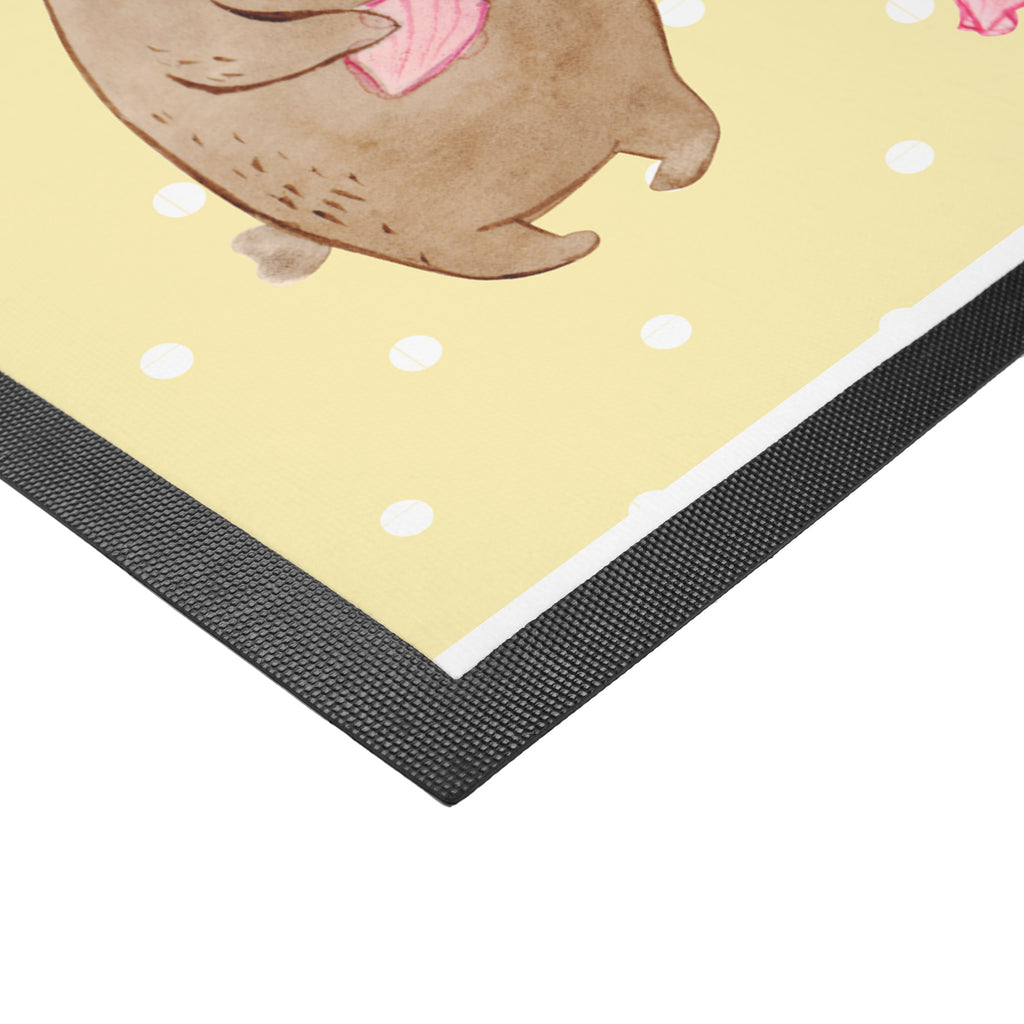 Fußmatte Hasen Muschel Hasen, beste Freundin, Freundin, Freundinnen, best friends, BFF, Muscheln sammeln, Muscheln, Meer Türvorleger, Schmutzmatte, Fußabtreter, Matte, Schmutzfänger, Fußabstreifer, Schmutzfangmatte, Türmatte, Motivfußmatte,  Haustürmatte, Vorleger  Familie, Vatertag, Muttertag, Bruder, Schwester, Mama, Papa, Oma, Opa