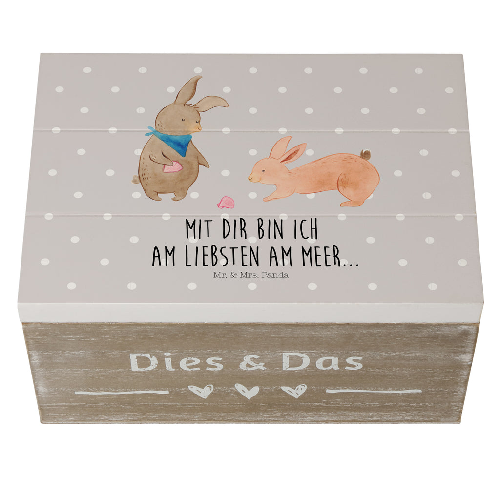 Holzkiste Hasen Muschel Holzkiste, Kiste, Schatzkiste, Truhe, Schatulle, XXL, Erinnerungsbox, Erinnerungskiste, Dekokiste, Aufbewahrungsbox, Familie, Vatertag, Muttertag, Bruder, Schwester, Mama, Papa, Oma, Opa, Hasen, beste Freundin, Freundin, Freundinnen, best friends, BFF, Muscheln sammeln, Muscheln, Meer