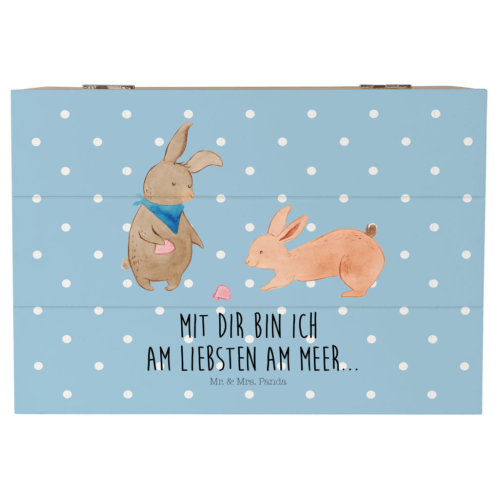 Holzkiste Hasen Muschel Holzkiste, Kiste, Schatzkiste, Truhe, Schatulle, XXL, Erinnerungsbox, Erinnerungskiste, Dekokiste, Aufbewahrungsbox, Familie, Vatertag, Muttertag, Bruder, Schwester, Mama, Papa, Oma, Opa, Hasen, beste Freundin, Freundin, Freundinnen, best friends, BFF, Muscheln sammeln, Muscheln, Meer