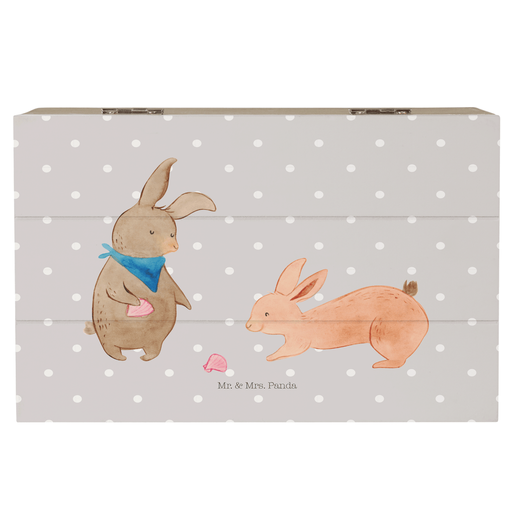 Holzkiste Hasen Muschel Holzkiste, Kiste, Schatzkiste, Truhe, Schatulle, XXL, Erinnerungsbox, Erinnerungskiste, Dekokiste, Aufbewahrungsbox, Familie, Vatertag, Muttertag, Bruder, Schwester, Mama, Papa, Oma, Opa, Hasen, beste Freundin, Freundin, Freundinnen, best friends, BFF, Muscheln sammeln, Muscheln, Meer