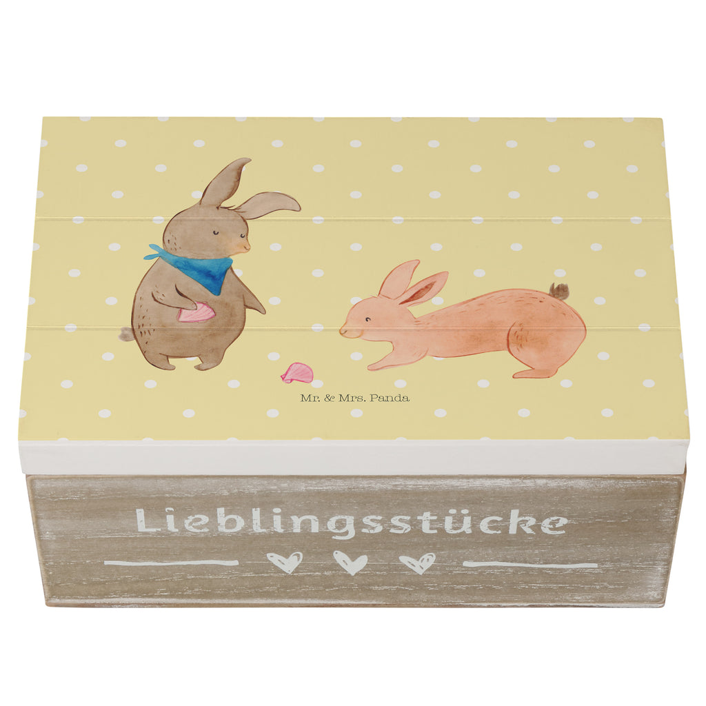 Holzkiste Hasen Muschel Holzkiste, Kiste, Schatzkiste, Truhe, Schatulle, XXL, Erinnerungsbox, Erinnerungskiste, Dekokiste, Aufbewahrungsbox, Familie, Vatertag, Muttertag, Bruder, Schwester, Mama, Papa, Oma, Opa, Hasen, beste Freundin, Freundin, Freundinnen, best friends, BFF, Muscheln sammeln, Muscheln, Meer