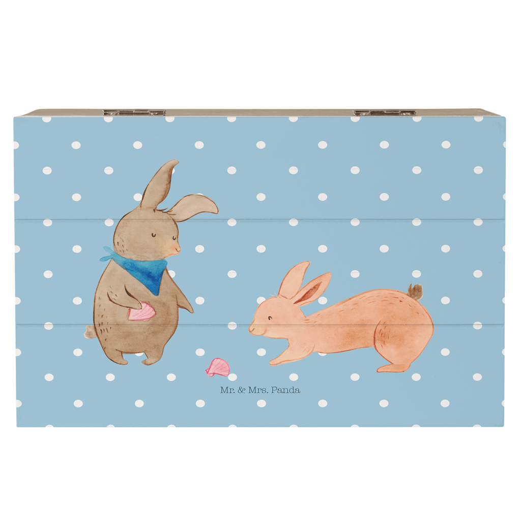 Holzkiste Hasen Muschel Holzkiste, Kiste, Schatzkiste, Truhe, Schatulle, XXL, Erinnerungsbox, Erinnerungskiste, Dekokiste, Aufbewahrungsbox, Familie, Vatertag, Muttertag, Bruder, Schwester, Mama, Papa, Oma, Opa, Hasen, beste Freundin, Freundin, Freundinnen, best friends, BFF, Muscheln sammeln, Muscheln, Meer