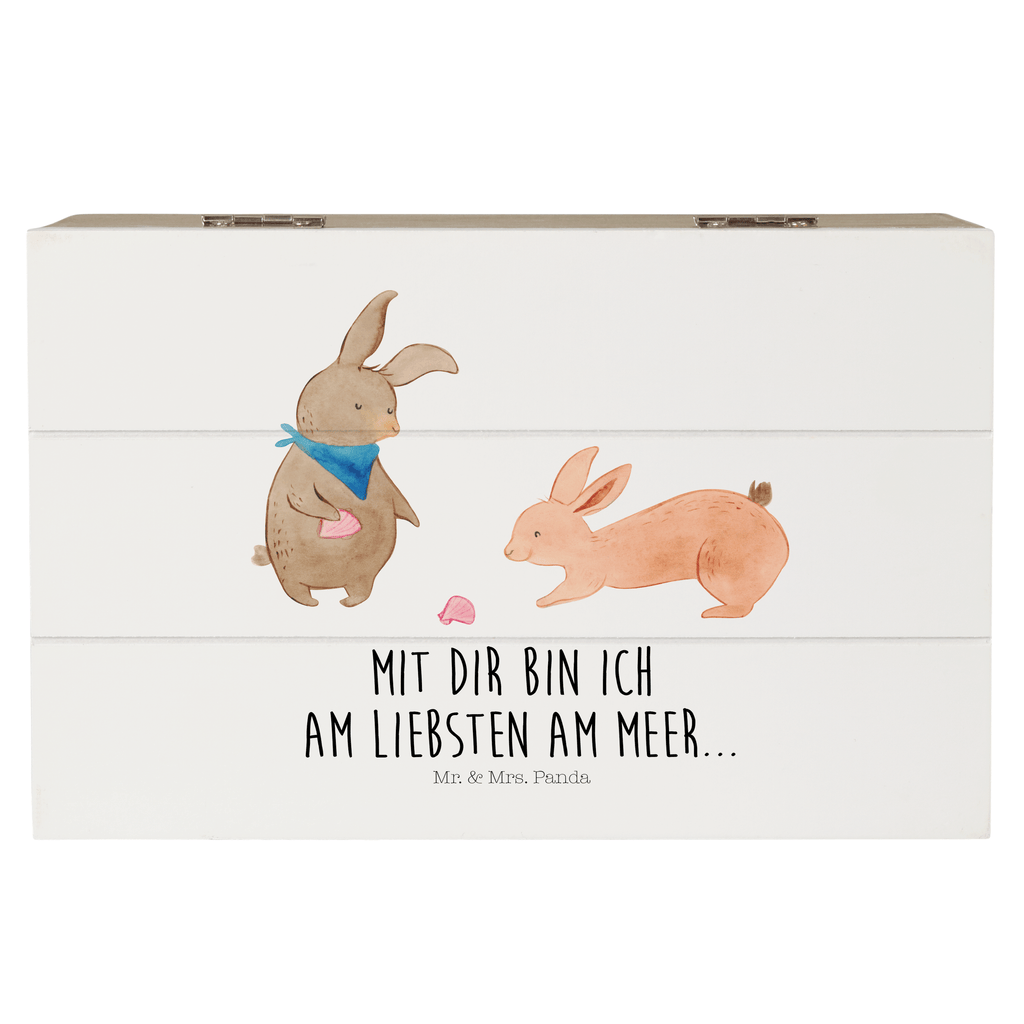 Holzkiste Hasen Muschel Holzkiste, Kiste, Schatzkiste, Truhe, Schatulle, XXL, Erinnerungsbox, Erinnerungskiste, Dekokiste, Aufbewahrungsbox, Familie, Vatertag, Muttertag, Bruder, Schwester, Mama, Papa, Oma, Opa, Hasen, beste Freundin, Freundin, Freundinnen, best friends, BFF, Muscheln sammeln, Muscheln, Meer