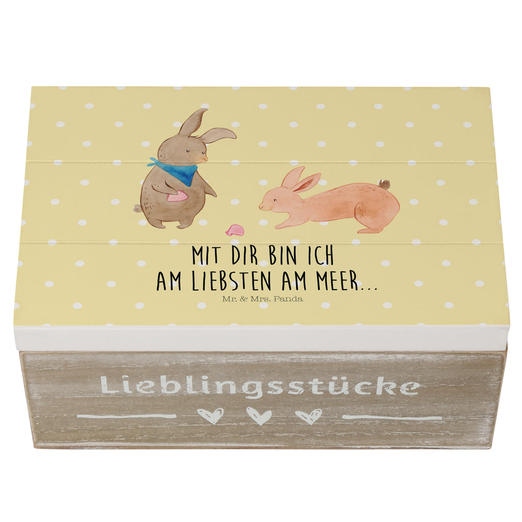 Holzkiste Hasen Muschel Holzkiste, Kiste, Schatzkiste, Truhe, Schatulle, XXL, Erinnerungsbox, Erinnerungskiste, Dekokiste, Aufbewahrungsbox, Familie, Vatertag, Muttertag, Bruder, Schwester, Mama, Papa, Oma, Opa, Hasen, beste Freundin, Freundin, Freundinnen, best friends, BFF, Muscheln sammeln, Muscheln, Meer