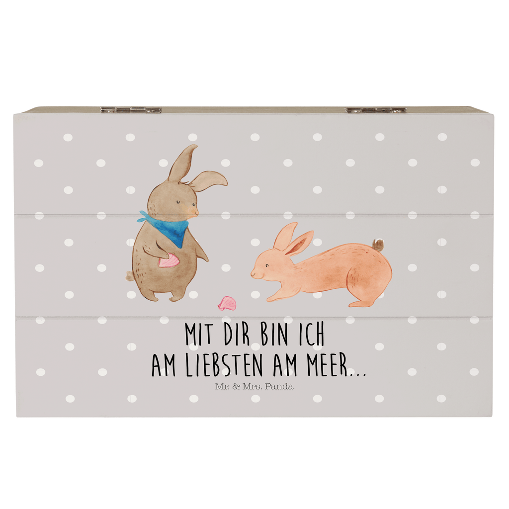 Holzkiste Hasen Muschel Holzkiste, Kiste, Schatzkiste, Truhe, Schatulle, XXL, Erinnerungsbox, Erinnerungskiste, Dekokiste, Aufbewahrungsbox, Familie, Vatertag, Muttertag, Bruder, Schwester, Mama, Papa, Oma, Opa, Hasen, beste Freundin, Freundin, Freundinnen, best friends, BFF, Muscheln sammeln, Muscheln, Meer