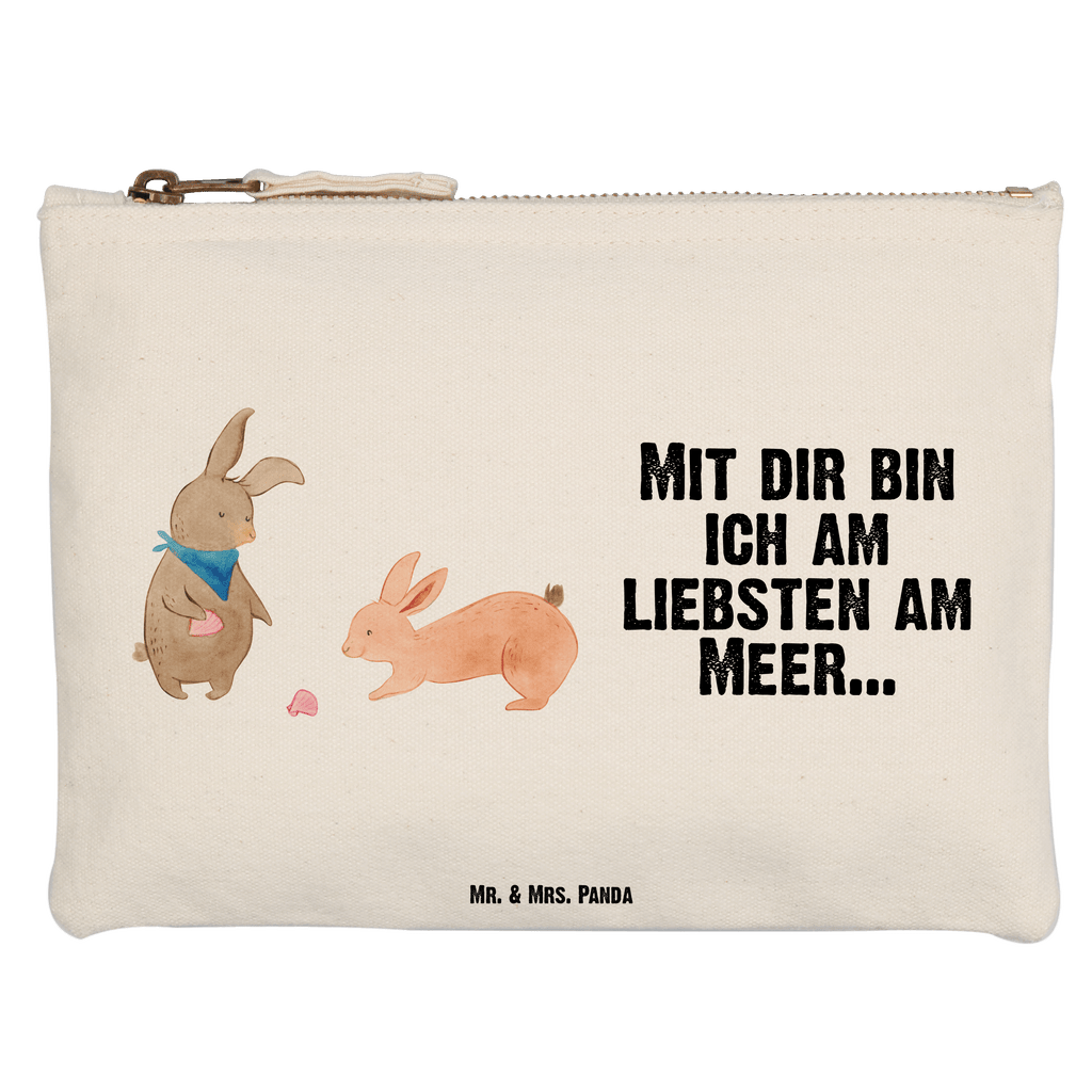 Schminktasche Hasen Muschel Schminktasche, Kosmetiktasche, Kosmetikbeutel, Stiftemäppchen, Etui, Federmappe, Makeup, XXL, Schminketui, Kosmetiketui, Schlamperetui, Familie, Vatertag, Muttertag, Bruder, Schwester, Mama, Papa, Oma, Opa, Hasen, beste Freundin, Freundin, Freundinnen, best friends, BFF, Muscheln sammeln, Muscheln, Meer