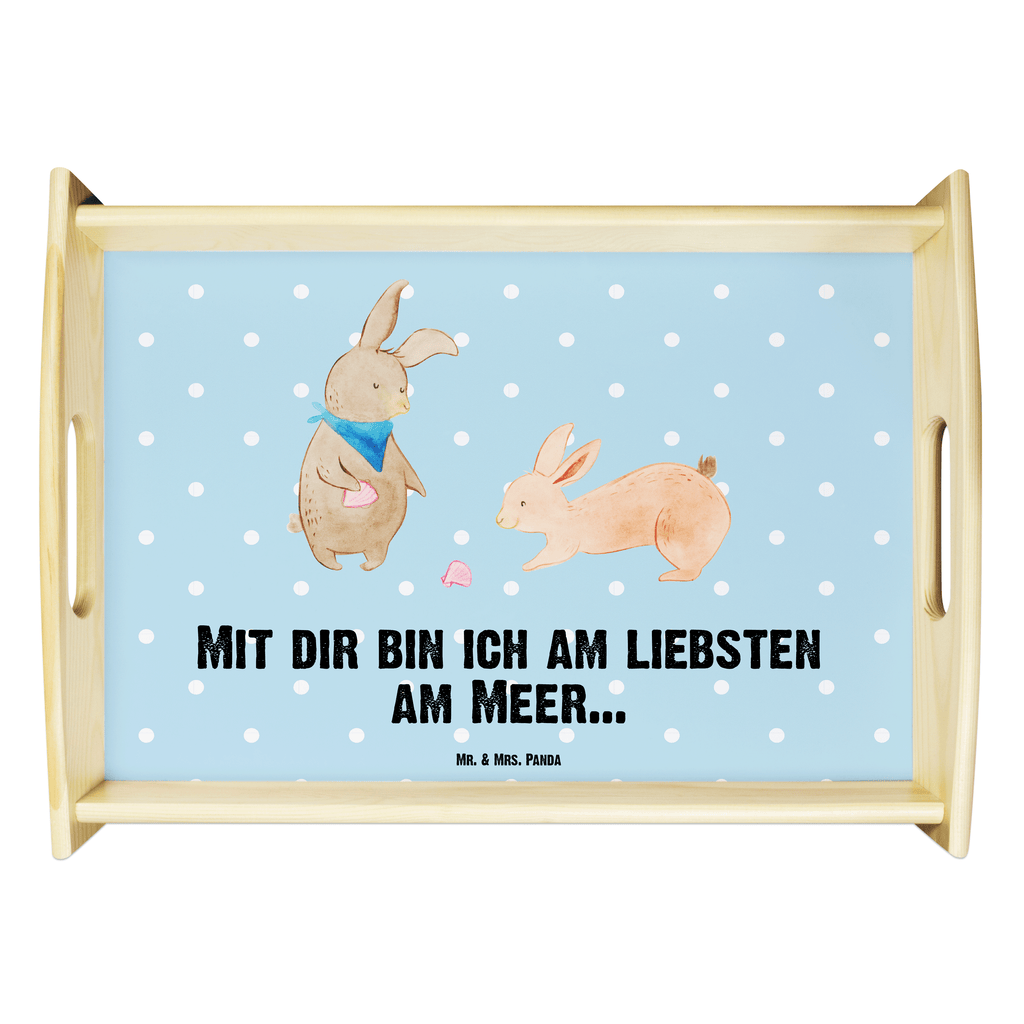 Serviertablett Hasen Muschel Tablett, Holztablett, Küchentablett, Dekotablett, Frühstückstablett, Familie, Vatertag, Muttertag, Bruder, Schwester, Mama, Papa, Oma, Opa, Hasen, beste Freundin, Freundin, Freundinnen, best friends, BFF, Muscheln sammeln, Muscheln, Meer