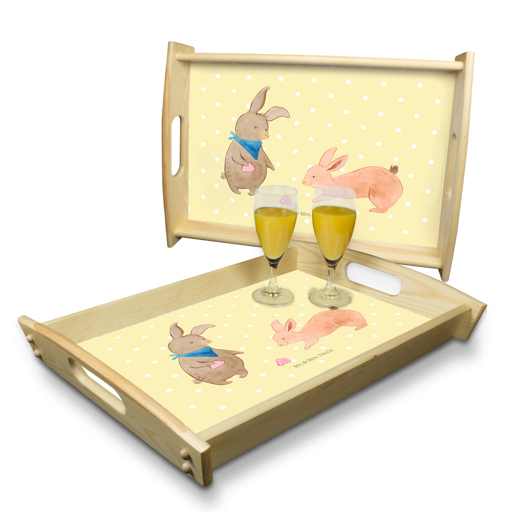 Serviertablett Hasen Muschel Tablett, Holztablett, Küchentablett, Dekotablett, Frühstückstablett, Familie, Vatertag, Muttertag, Bruder, Schwester, Mama, Papa, Oma, Opa, Hasen, beste Freundin, Freundin, Freundinnen, best friends, BFF, Muscheln sammeln, Muscheln, Meer