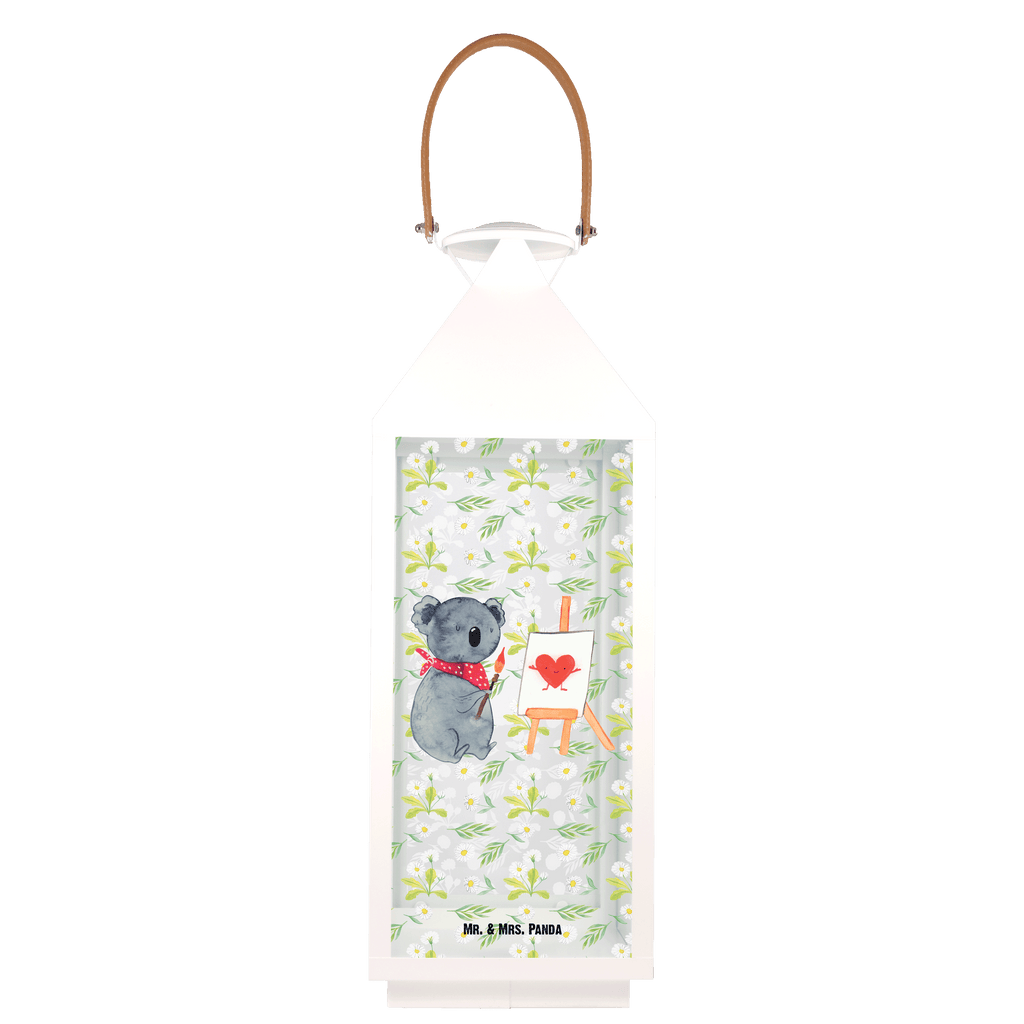 Deko Laterne Koala Künstler Koala, Liebe, Liebensbeweis, Liebesgeschenk, Gefühle, Künstler, zeichnen Gartenlampe, Gartenleuchte, Gartendekoration, Gartenlicht, Laterne  kleine Laternen, XXL Laternen, Laterne groß,   Koala, Koalabär