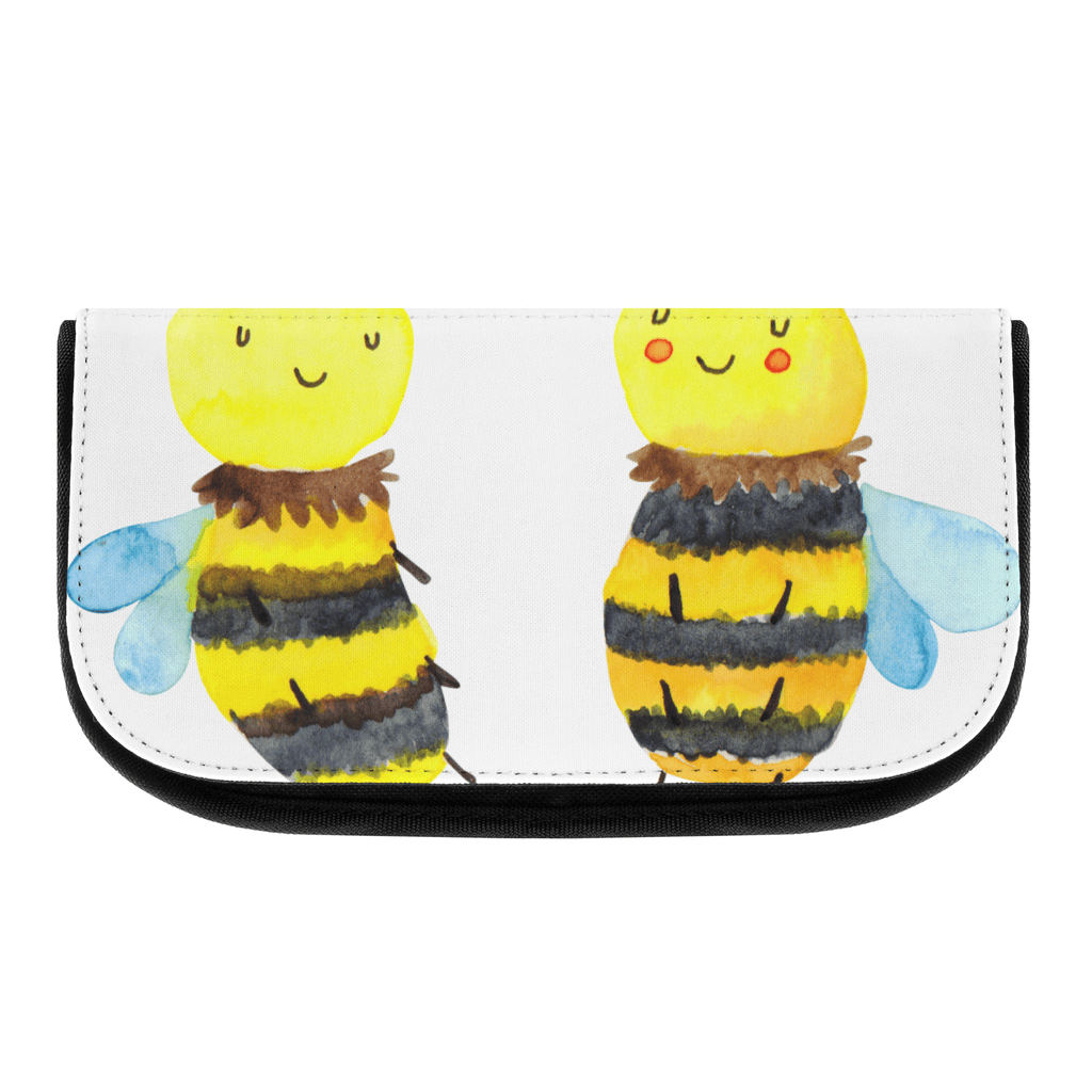 Kosmetiktasche Biene Verliebt Kosmetikbeutel, Kulturtasche, Kulturbeutel, Schminktasche, Make-Up Tasche, Biene, Wespe, Hummel