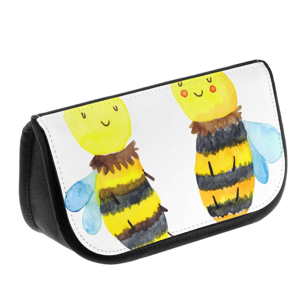 Kosmetiktasche Biene Verliebt Kosmetikbeutel, Kulturtasche, Kulturbeutel, Schminktasche, Make-Up Tasche, Biene, Wespe, Hummel