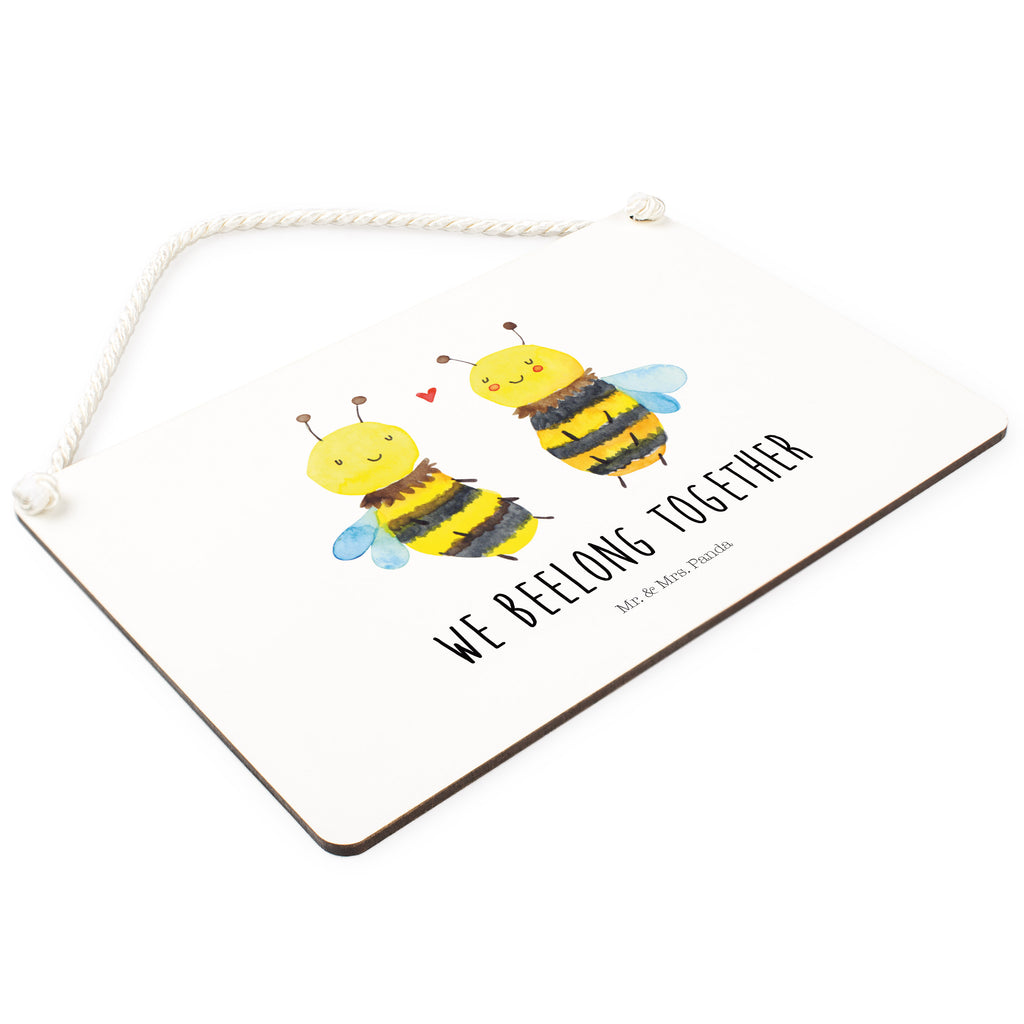 Deko Schild Biene Verliebt  Dekoschild, Deko Schild, Schild, Tür Schild, Türschild, Holzschild, Wandschild, Wanddeko  Biene, Wespe, Hummel