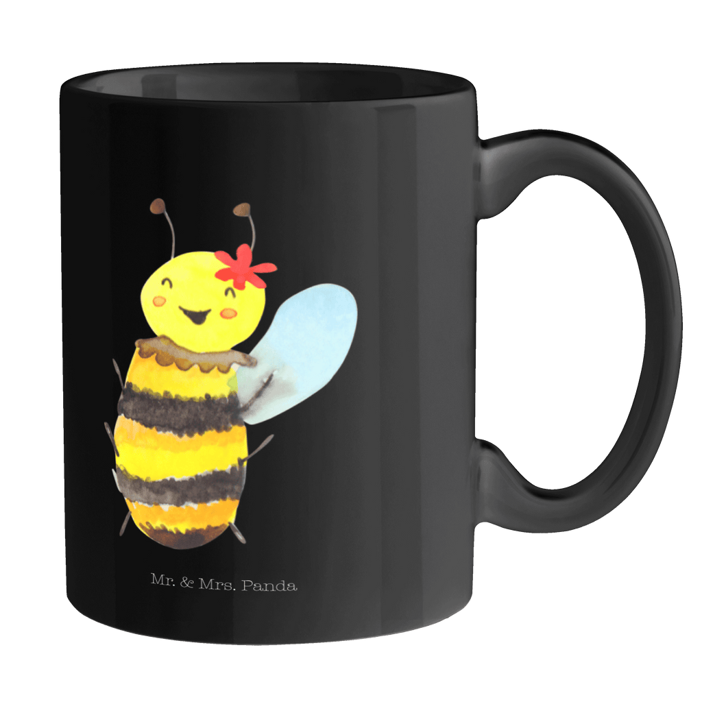Tasse Biene Happy  Becher, Kaffeetasse, Kaffeebecher, Tee, Frühstück, Büro  Biene, Wespe, Hummel