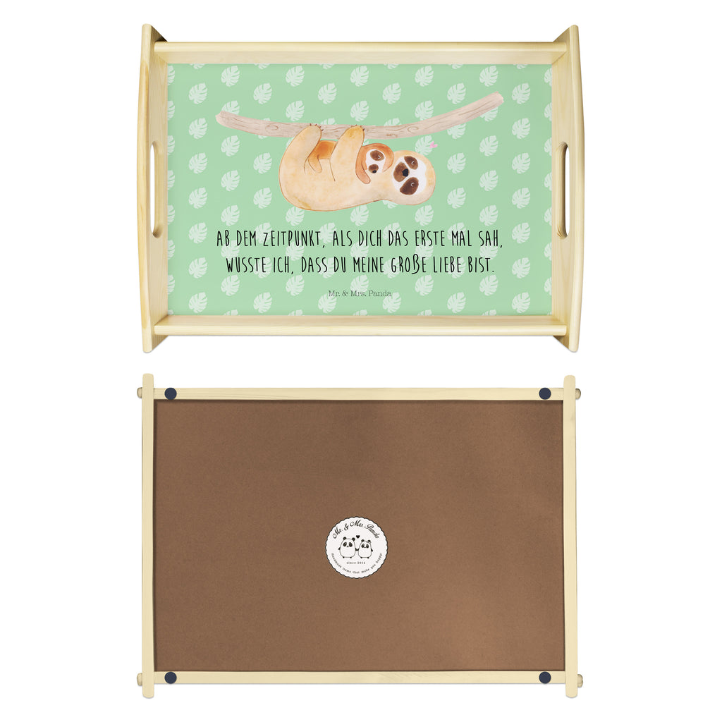 Serviertablett Faultier mit Kind Tablett, Holztablett, Küchentablett, Dekotablett, Frühstückstablett, Faultier, Faultier Geschenk, Faultier Deko, Kind, Baby, Liebe, Mutter, Mama, Geburt, Kinder, Faulheit, Spaß, Niedlichkeit