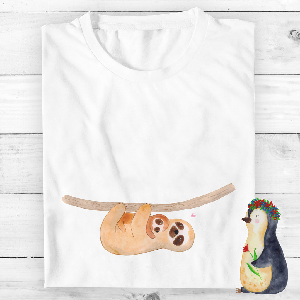 Größe XXL T-Shirt Faultier mit Kind T-Shirt, Shirt, Tshirt, Lustiges T-Shirt, T-Shirt mit Spruch, Party, Junggesellenabschied, Jubiläum, Geburstag, Herrn, Damen, Männer, Frauen, Schlafshirt, Nachthemd, Sprüche, Faultier, Faultier Geschenk, Faultier Deko, Kind, Baby, Liebe, Mutter, Mama, Geburt, Kinder, Faulheit, Spaß, Niedlichkeit