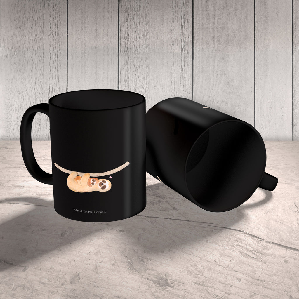 Tasse Faultier mit Kind Becher, Kaffeetasse, Kaffeebecher, Tee, Frühstück, Büro, Faultier, Faultier Geschenk, Faultier Deko, Kind, Baby, Liebe, Mutter, Mama, Geburt, Kinder, Faulheit, Spaß, Niedlichkeit